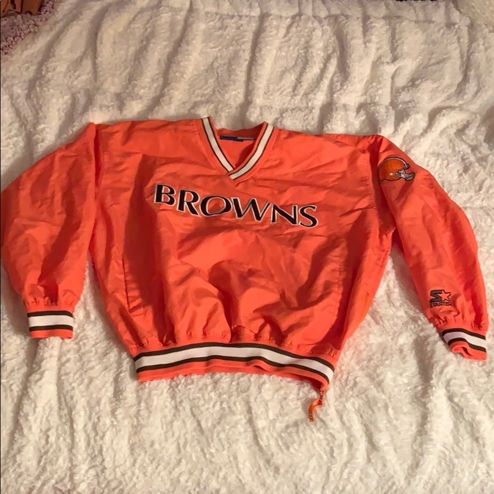 Starter Cleveland Browns waterproof pullover